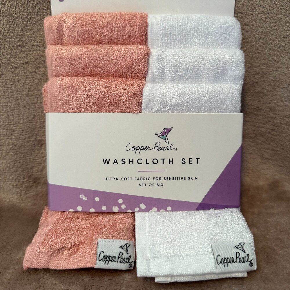 Copper Pearl Baby Wash Cloth Set
